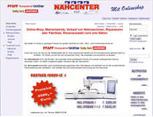 Tablet Screenshot of naehcenter-krauss.de